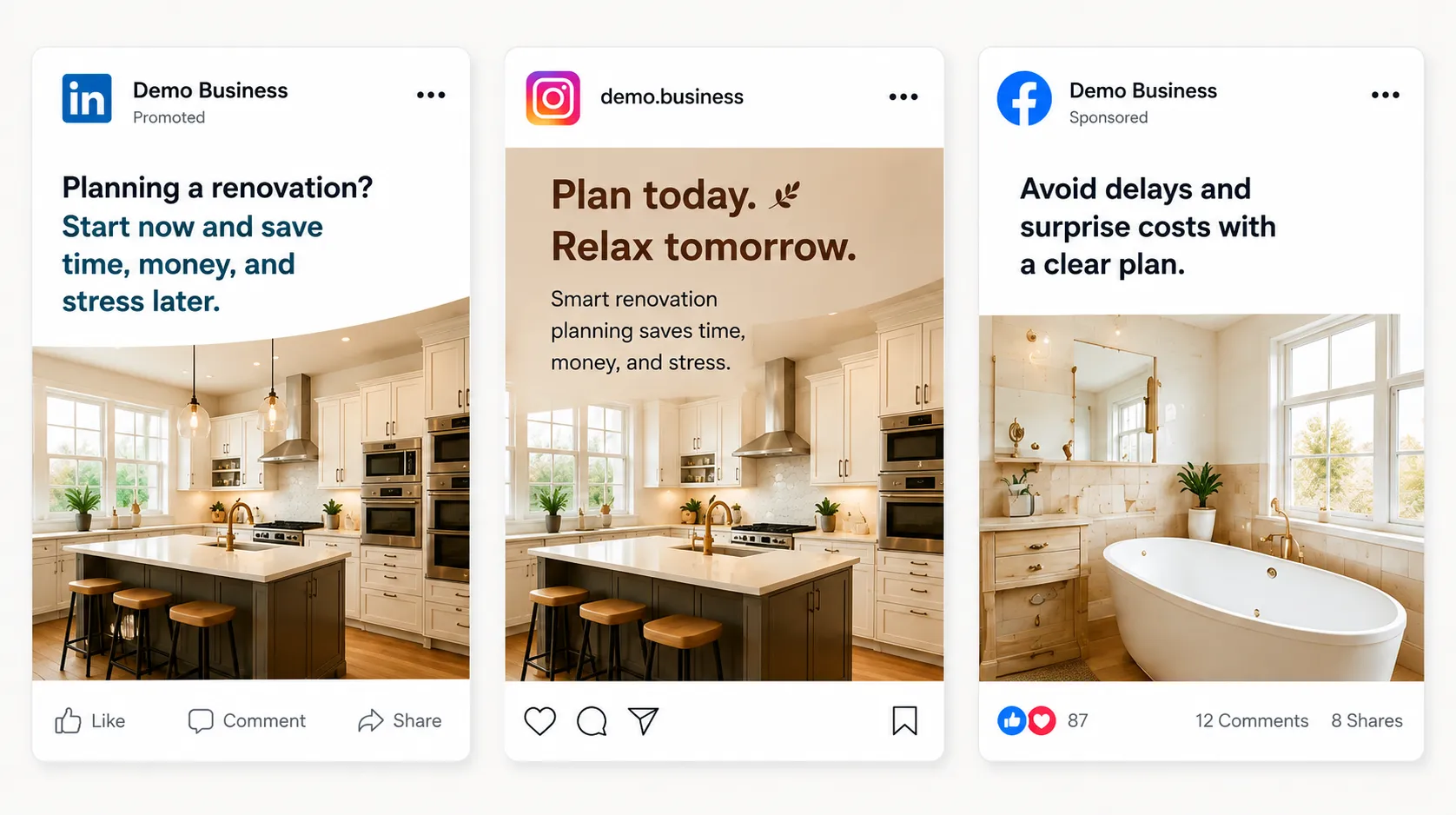 Placeholder for a coordinated social campaign across channels.